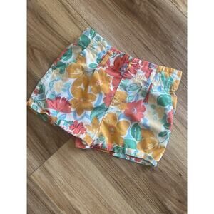 Copper Key Shorts Girls 5 Multicolor Floral Print Lyocell Summer Casual